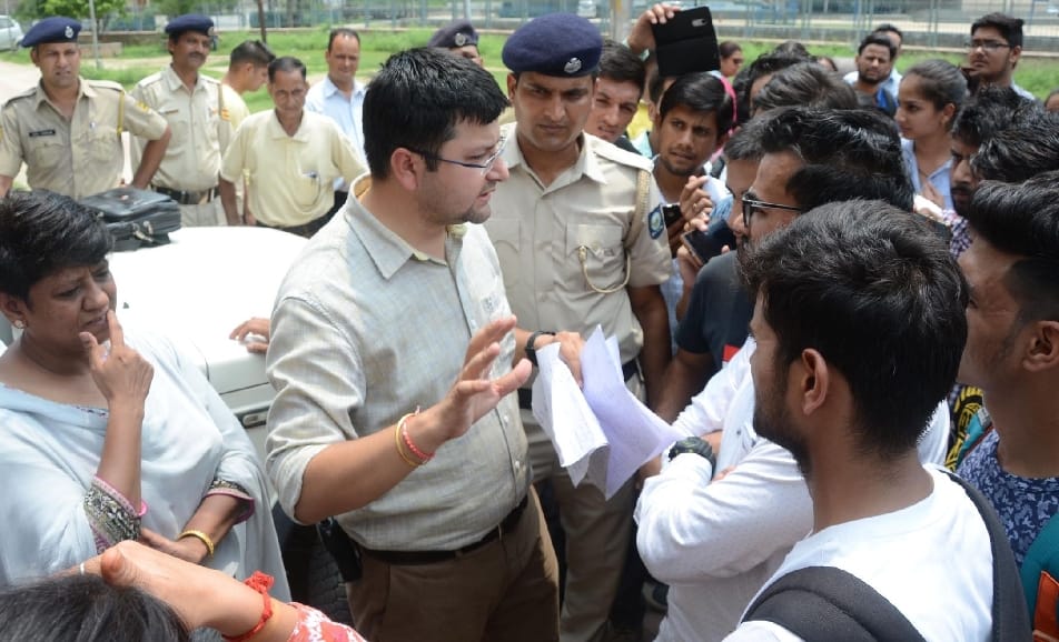 KCC Bank recruitment Written Test Postponded at Mandi College.