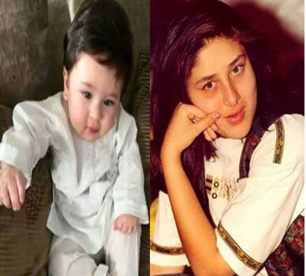 kareena kapoor and her son taimur ali khan similar face