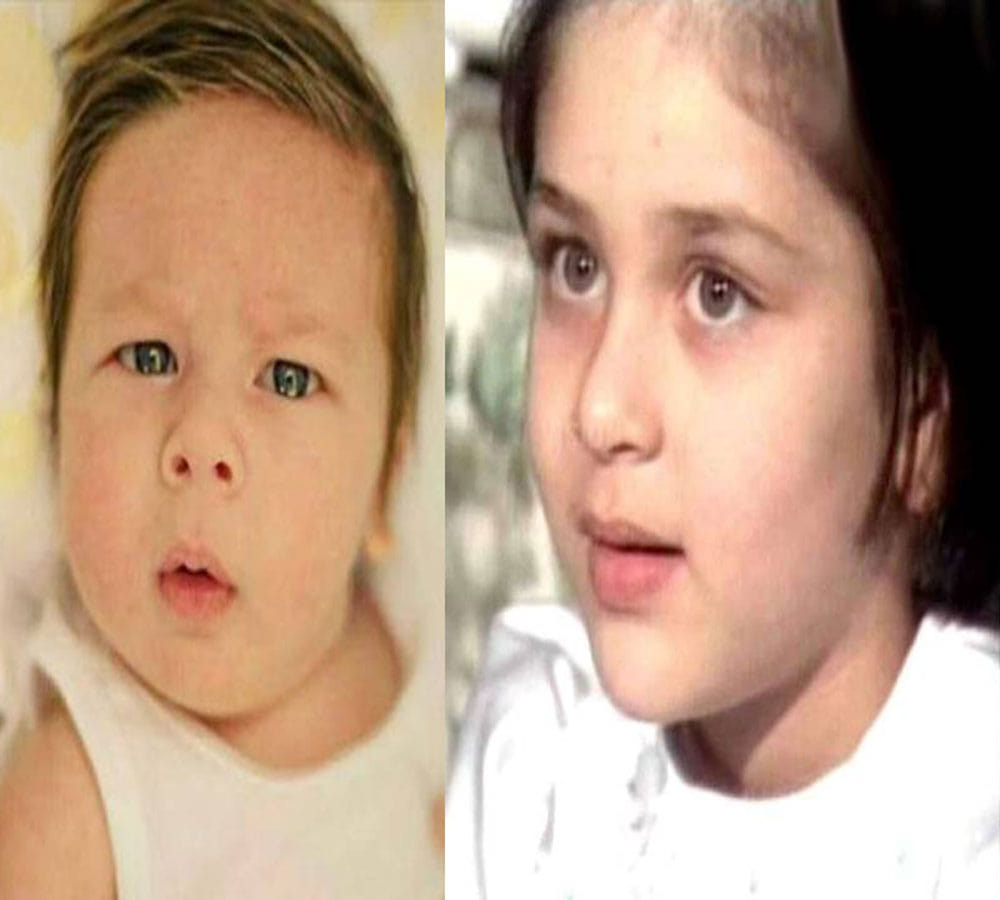 kareena kapoor and her son taimur ali khan similar face