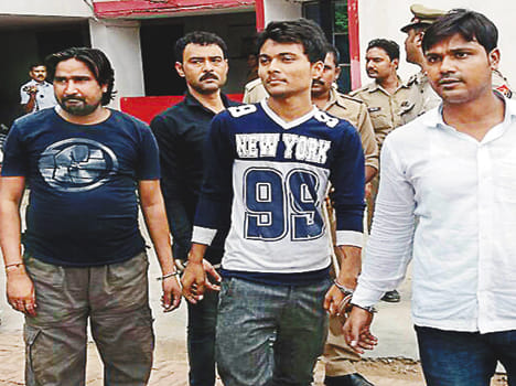 Ganja recovered from SP leader's car