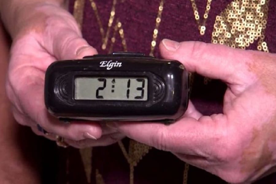 alarm clock beeped after 13 years stunned couple 