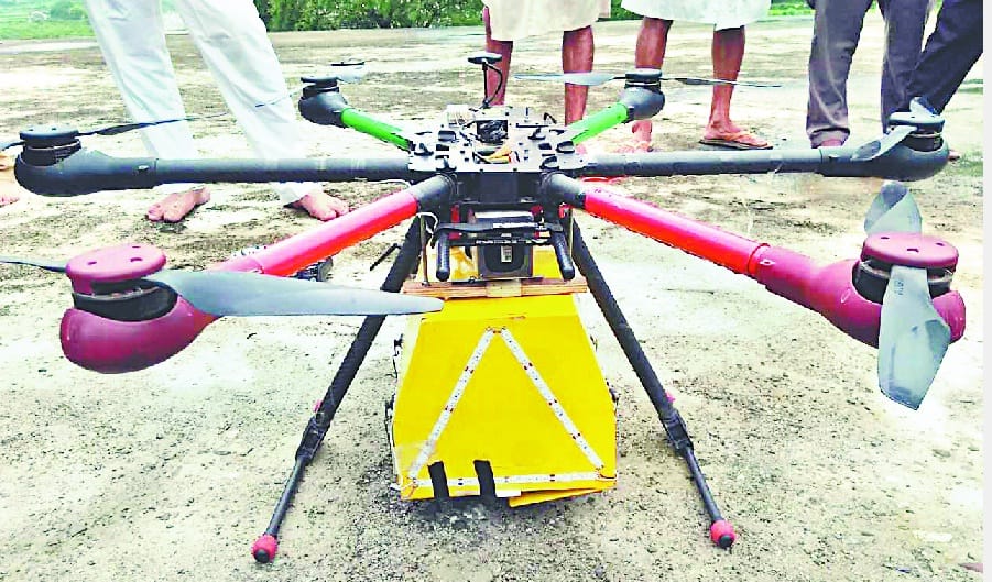 First time in the Ritha Sahib gurdwara, flower rains from the drone