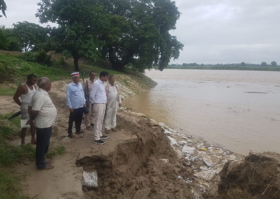 Prepration to prevent flood in incomplete