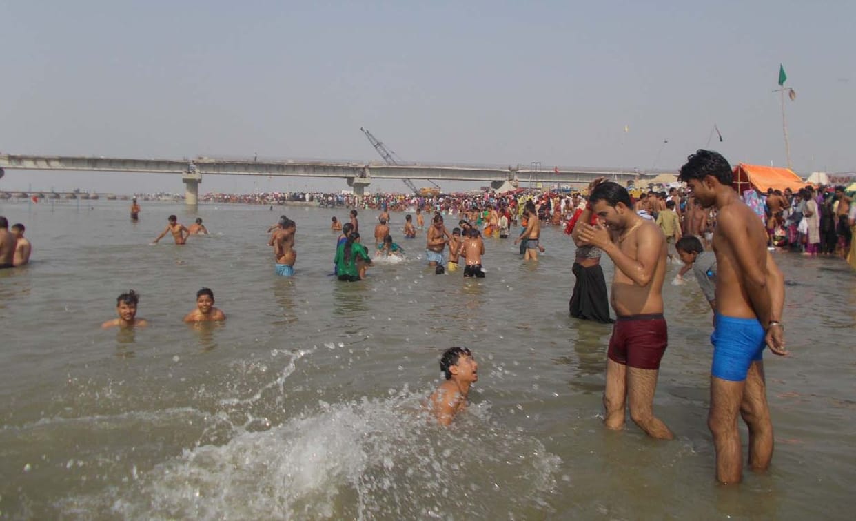 Gunga Dhai Ghat from the anniversary of Har-Har Ganga on Guru Purnima