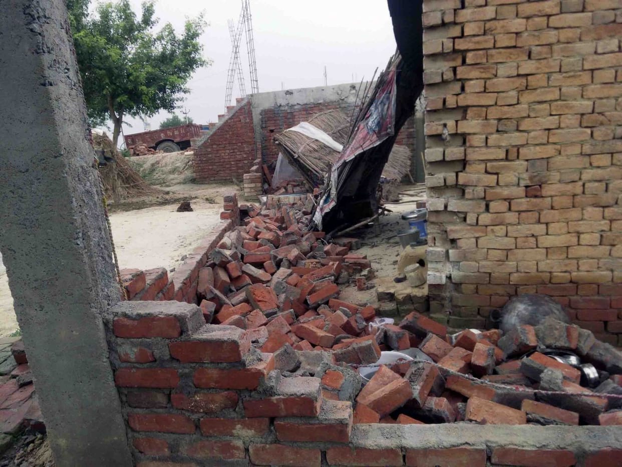3 dead after a portion of a house collapsed in Jehanabad in Bihar