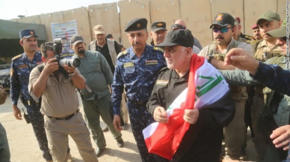 Mosul is free from IS's possession, Iraq's PM says the great victory is at hand