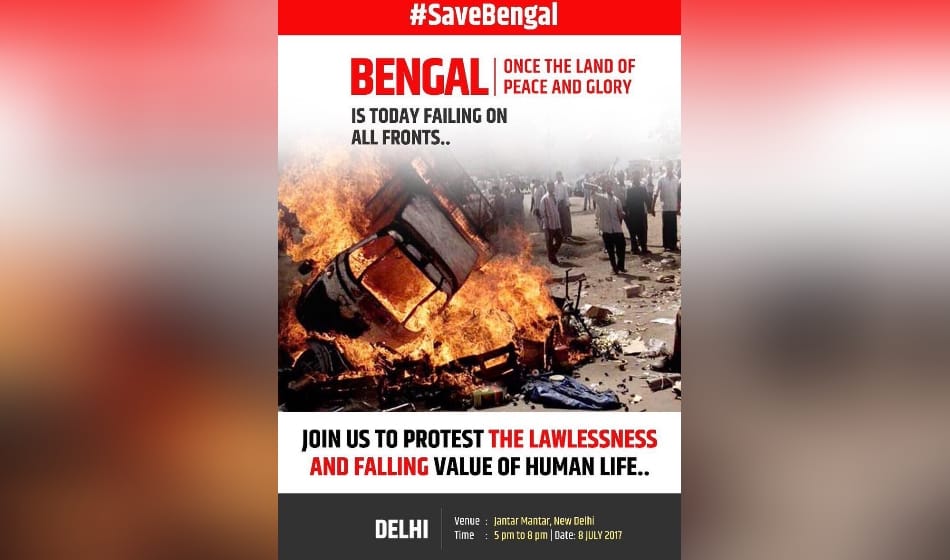 bjp spokesperson nupur sharma shares 2002 gujarat riots photo as bengal violence, get trolled