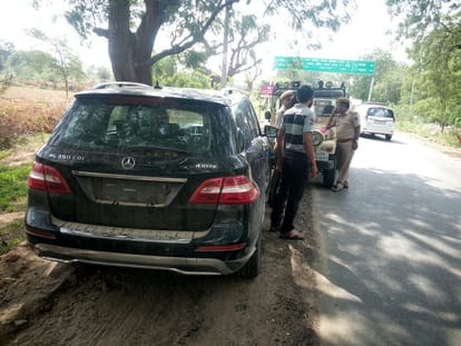 85 lakh Mercedes-Benz car stolen from Pune, car caught in Rajasthan