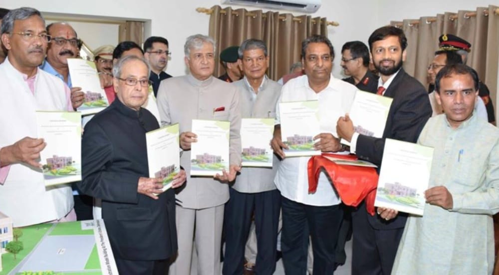 president pranab mukherjee was in dehradun