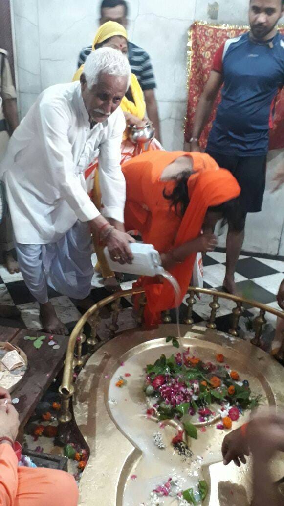 rush in haridwar temple on sawan first monday