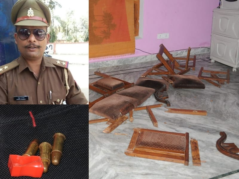 A SI shoots himself in Lucknow.