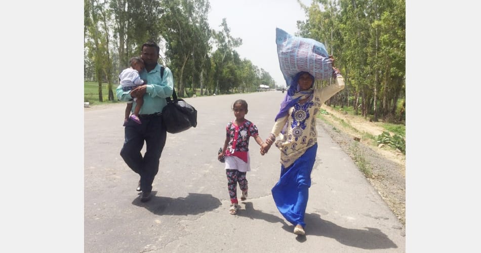 INLD Protest, Children and the elderly had to suffer