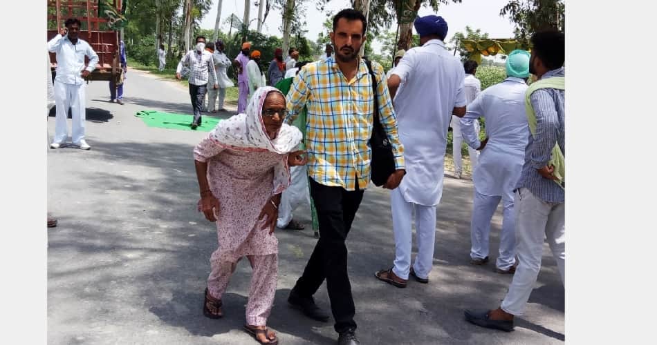 INLD Protest, Children and the elderly had to suffer