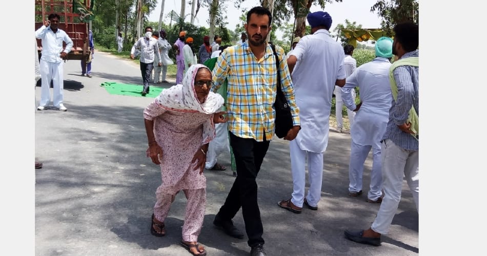 INLD Protest, Children and the elderly had to suffer