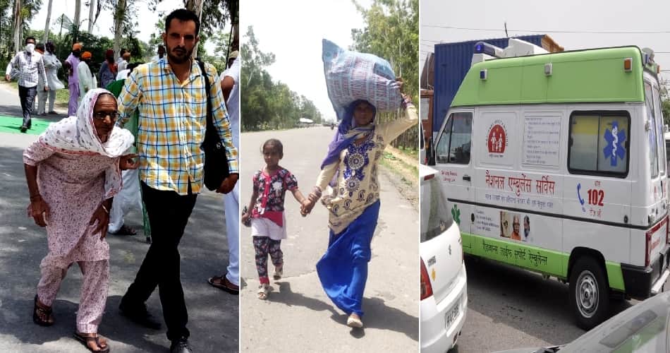 INLD Protest, Children and the elderly had to suffer