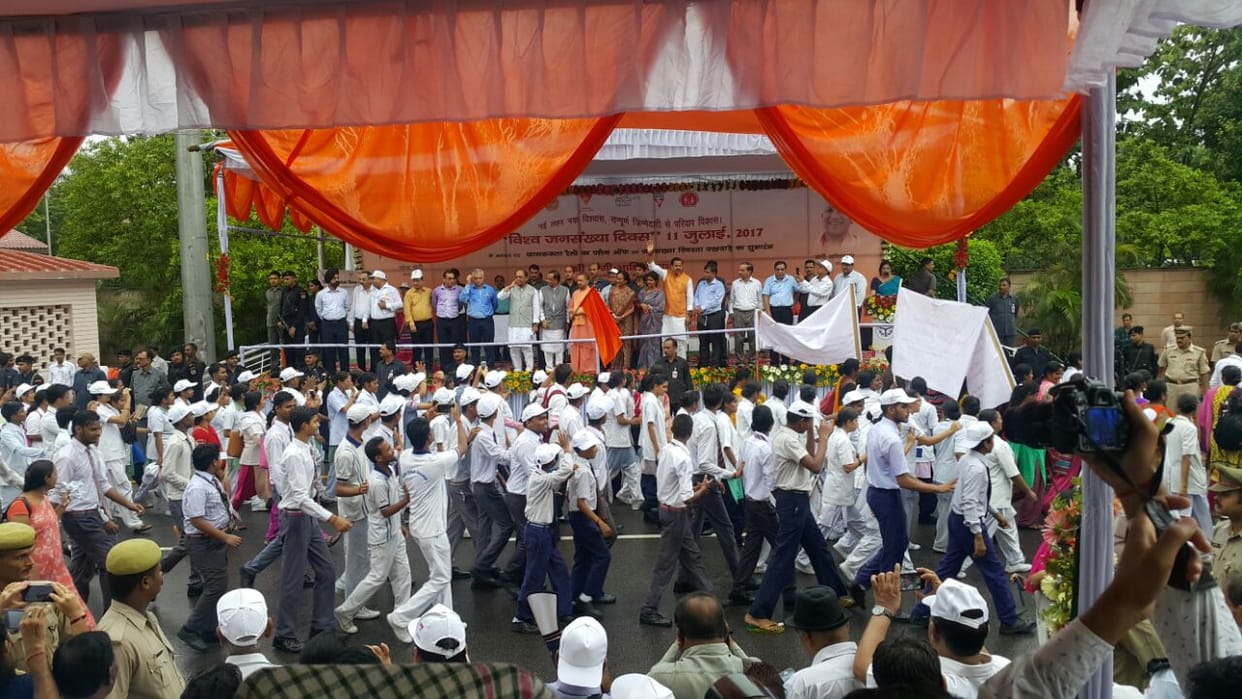 cm yogi flags off world population day rally in lucknow