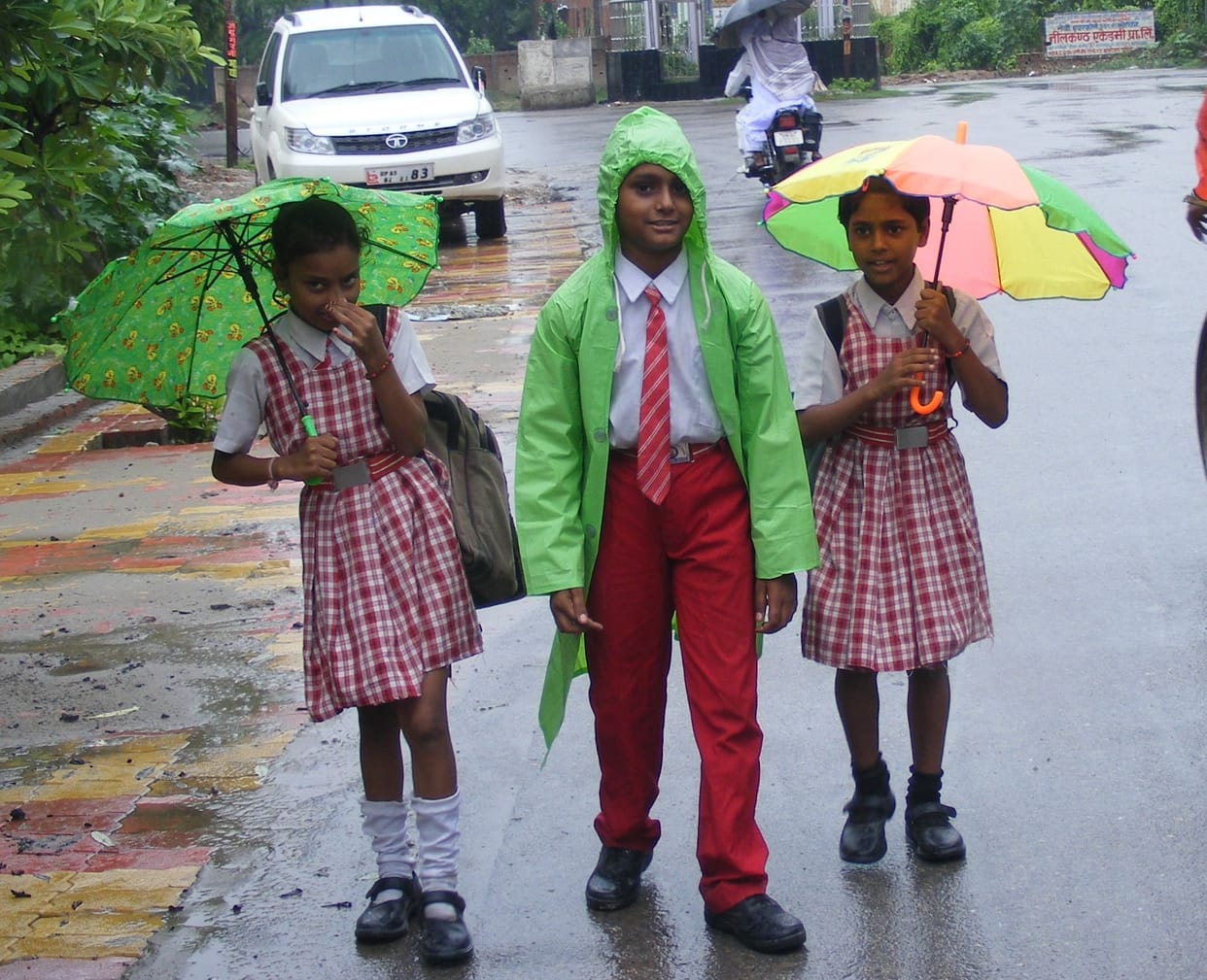 Rainfall affected by sustained rain