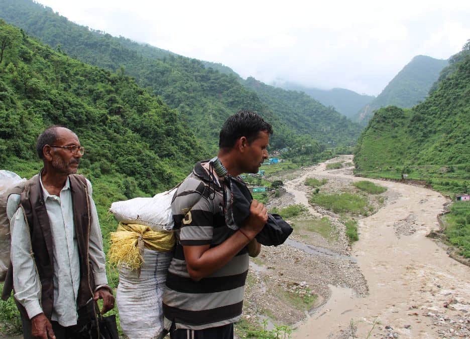 photos of disaster in bandal ghati uttarakhand