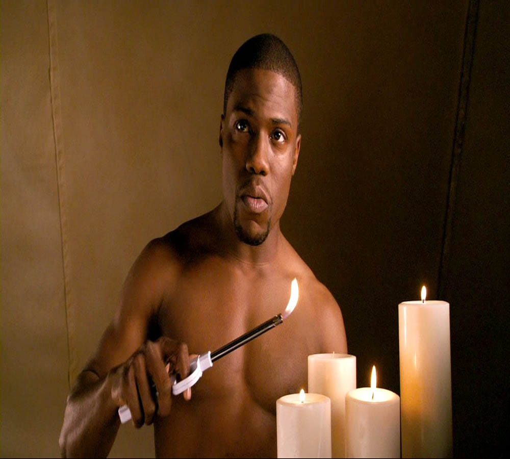 Hollywood actor and comedian Kevin Hart seen in the PK avatar for Tommy John photoshoot