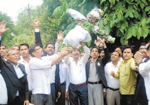 advocates burns effigy