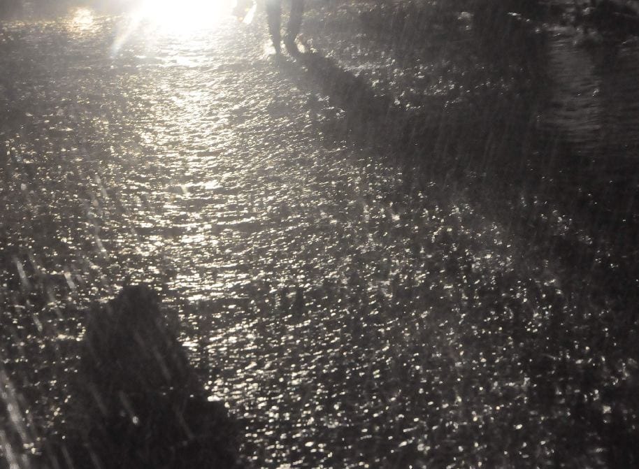 Photos of Water logging after heavy rain in dehradun 