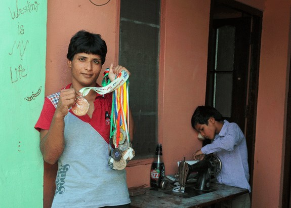 brave daughter of india, international wrestler neetu sarkar
