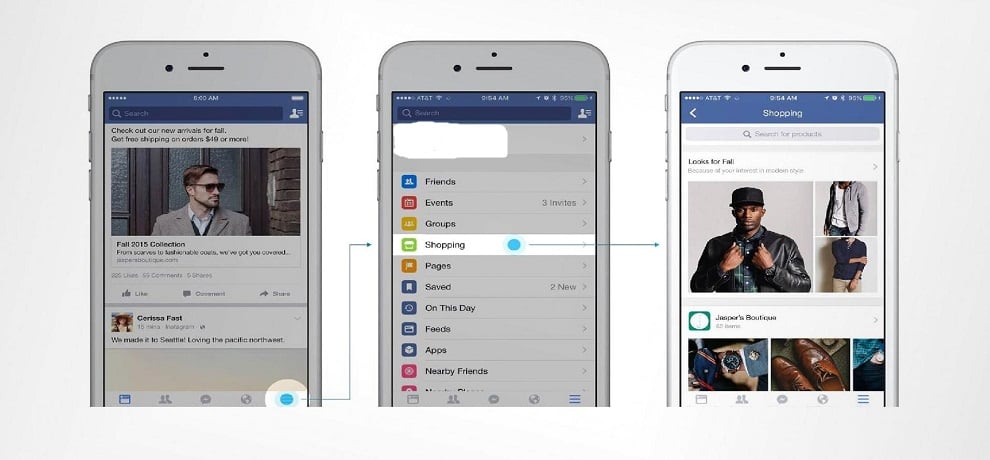 Now you can shop with Facebook app