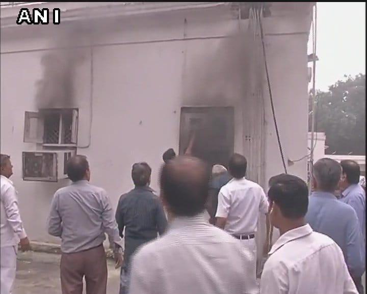 Fire breaks at All India Congress Committee headquarter
