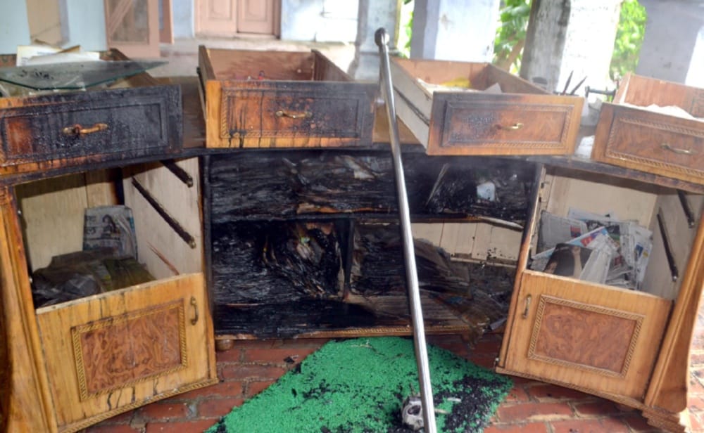 fire in mayor office in haridwar