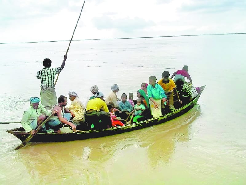 Flood in 22 villages