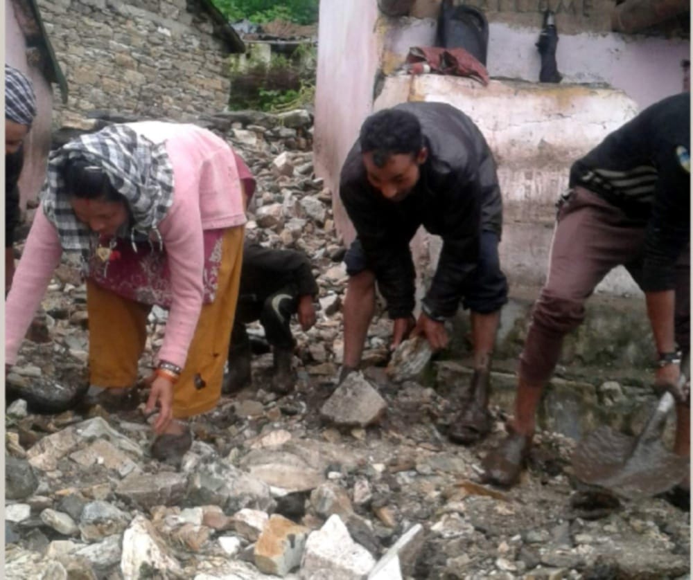 storm alert for uttarakhand flood due to excess rain in vikas nagar
