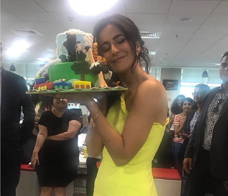 jagga jasoos starrer katrina kaif shares the photo of cake no. 3 on instagram 