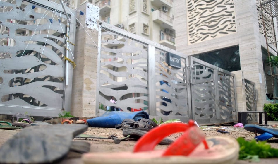  people rampage in noida mahagun society for allegedly hostage maid