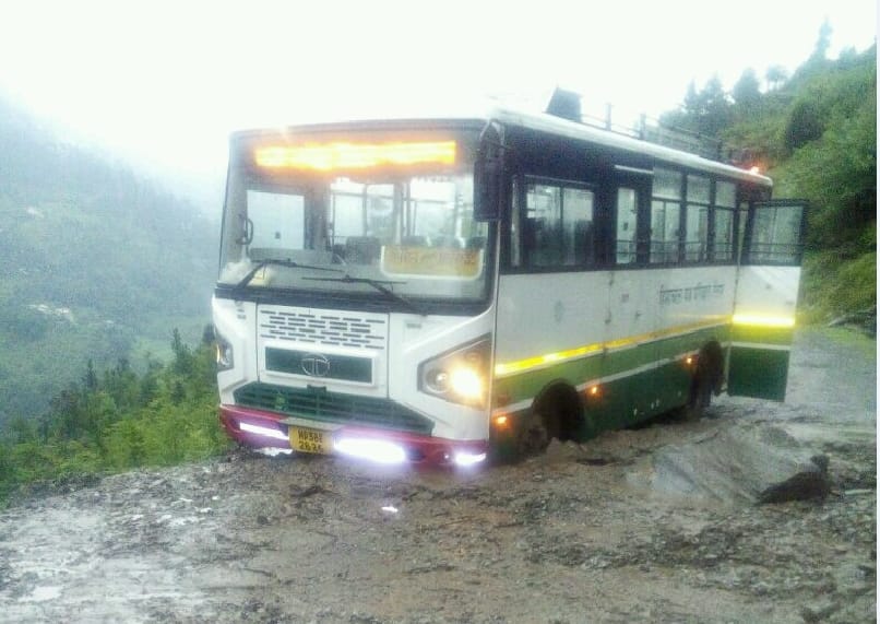 Heavy Rainfall in himachal Caused Heavy loss.