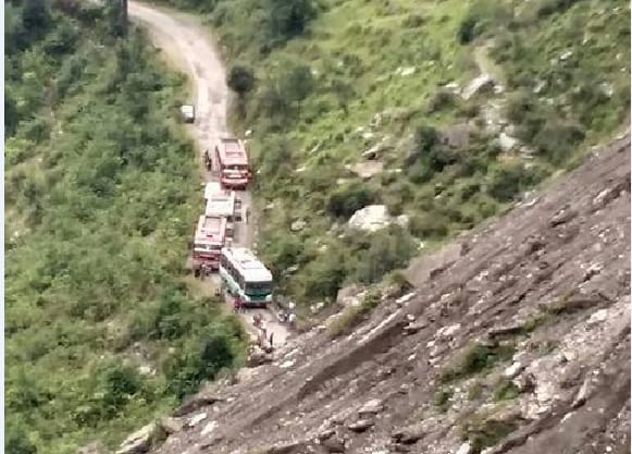 Heavy Rainfall in himachal Caused Heavy loss.