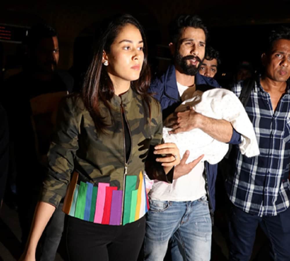 shahid kapoor and mira rajput son zain kapoor first picture