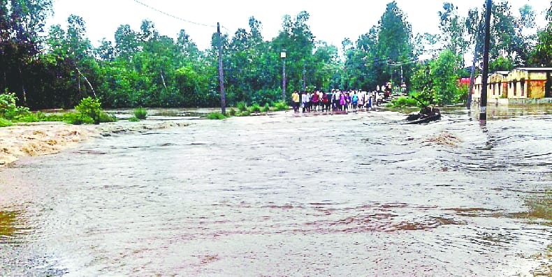 Saharanpur falls under heavy rain