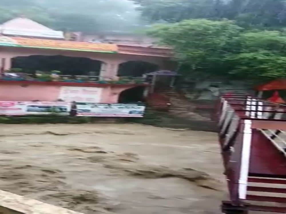 tamsa river water level overflow in tapkeshwar temple