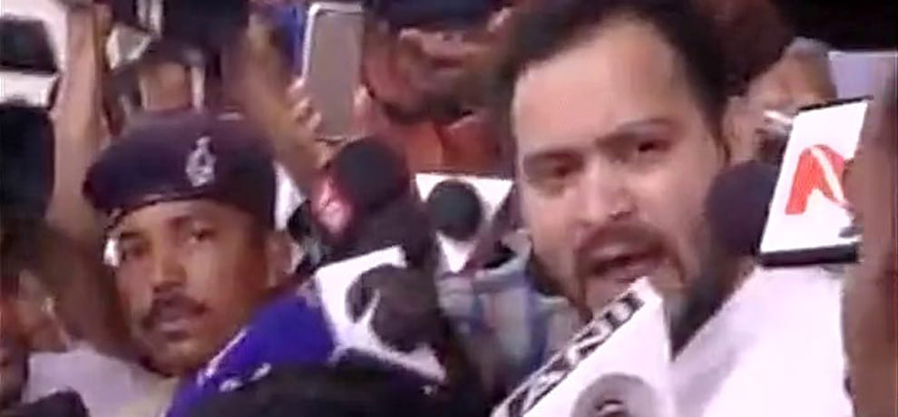 Bihar deputy CM tejaswi yadav on media assault matter
