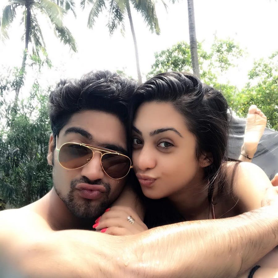 nach baliye couple saman johar and abigail pande enjoying holidays in goa 