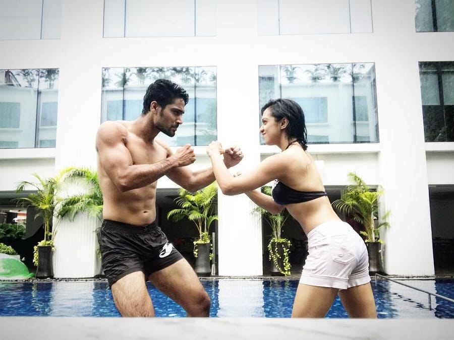 nach baliye couple saman johar and abigail pande enjoying holidays in goa 