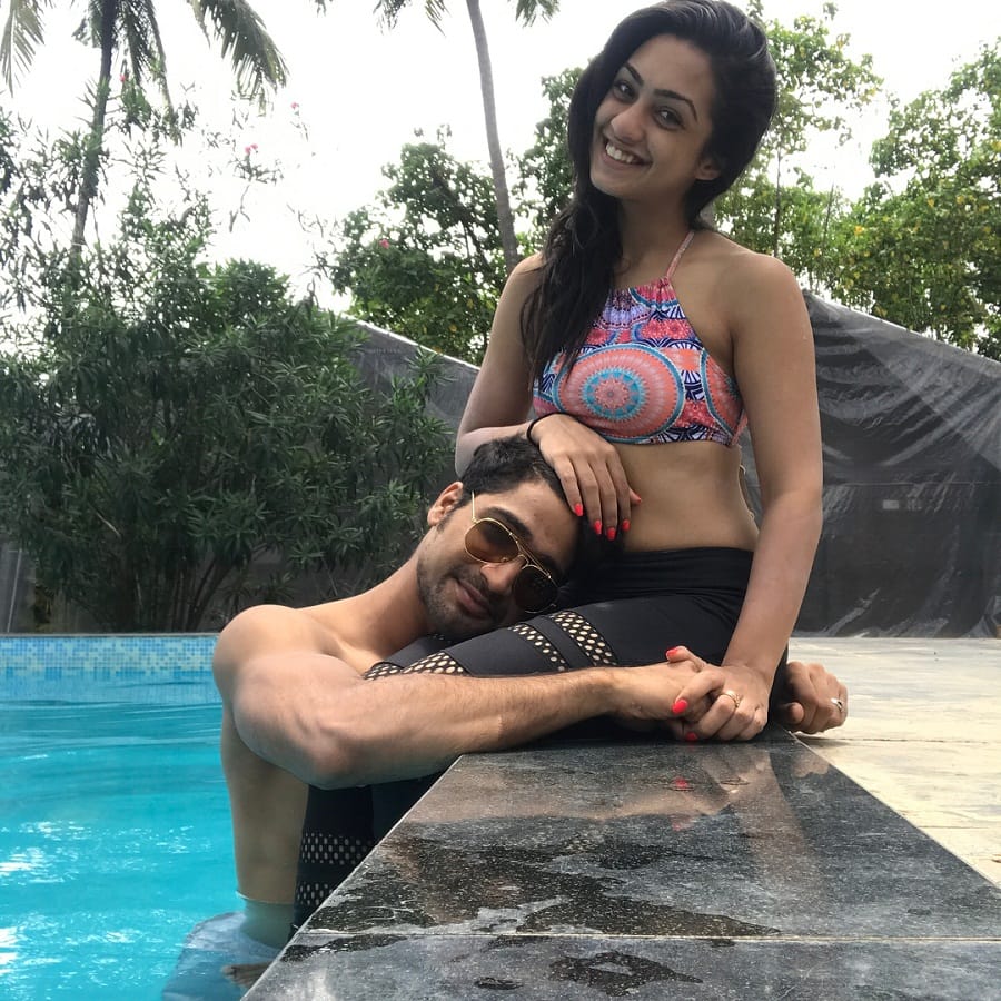 nach baliye couple saman johar and abigail pande enjoying holidays in goa 