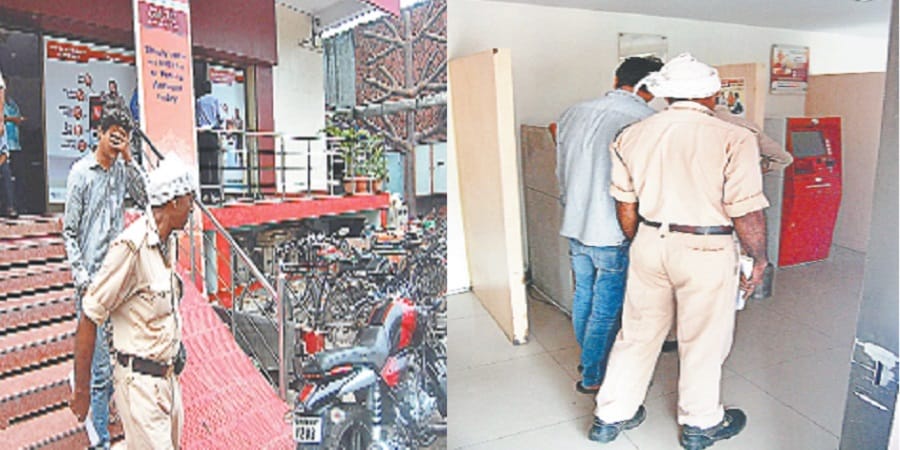The policeman was brought to the prison on the muscle, taken at the ATM