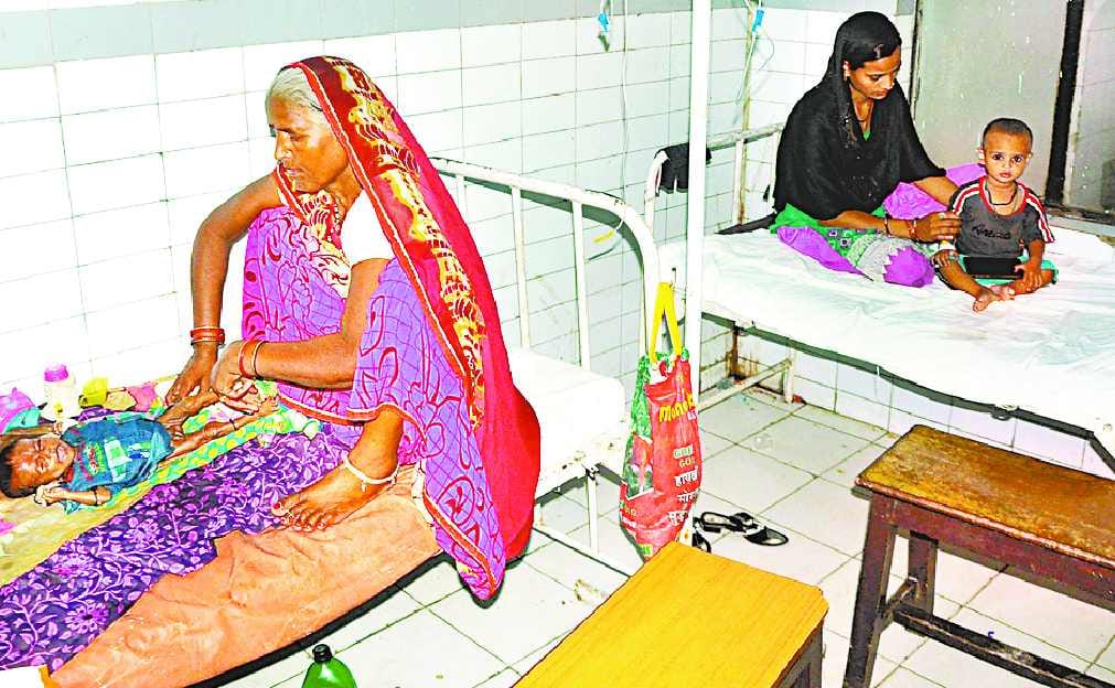 Infectious diseases spread in jhala, 10 children sick