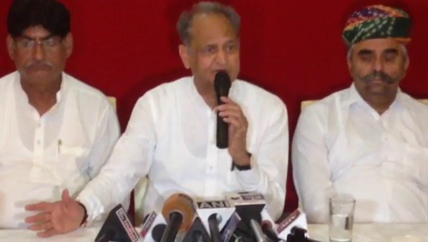 ashok gehlot comment