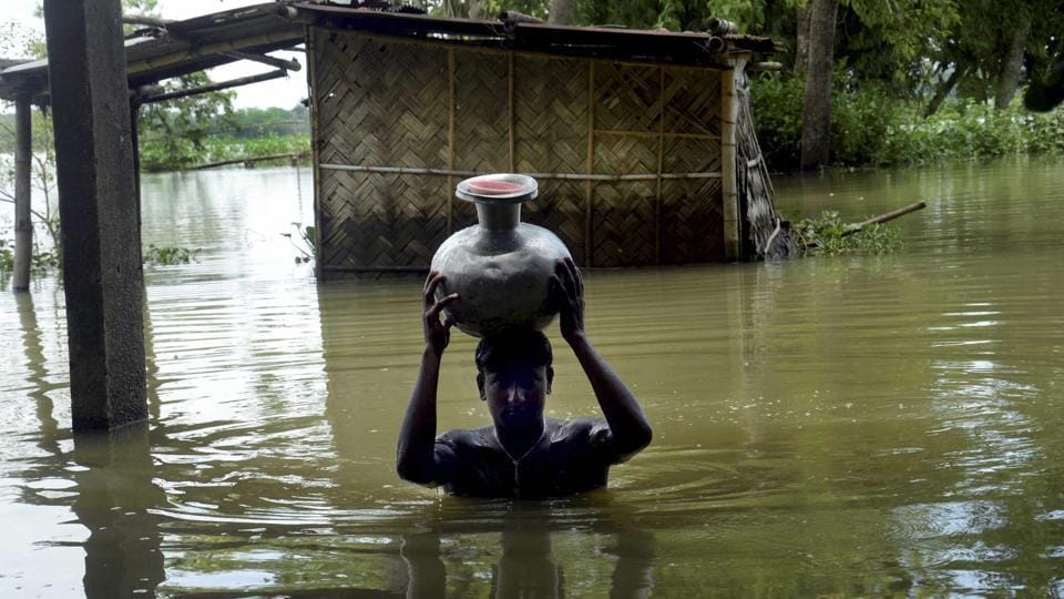 death toll touches 44 in Assam flood
