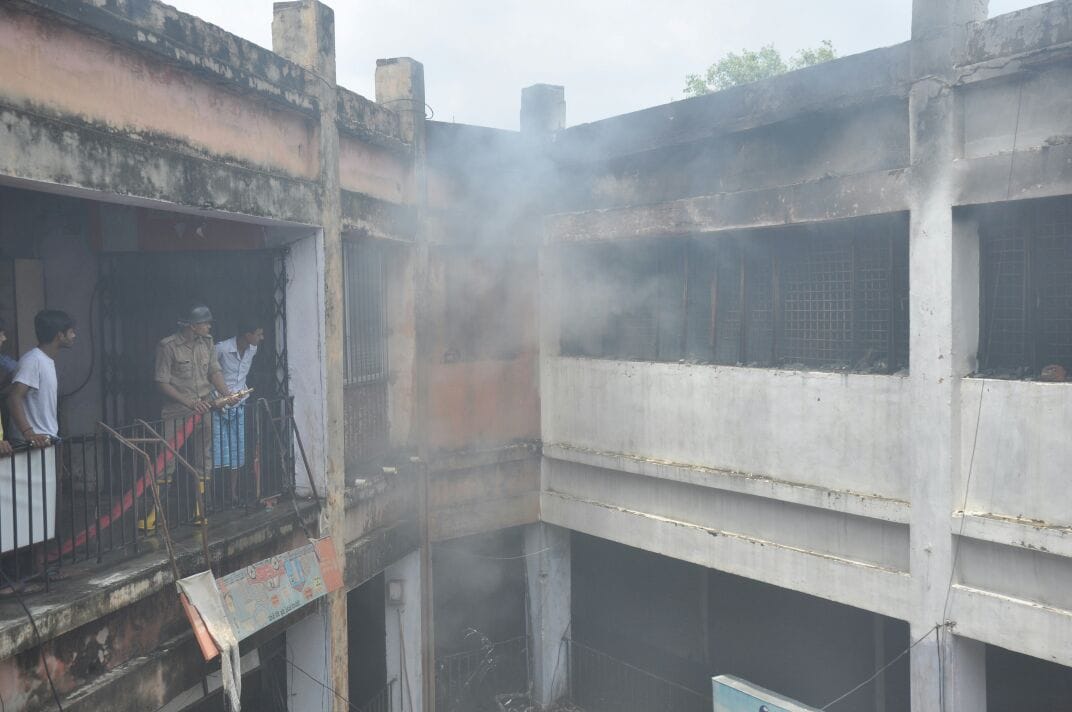 fire in as pharma in lucknow