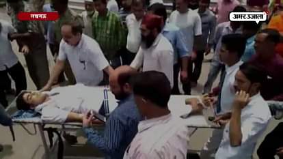 1 killed, 1 injured as iron road falls on them at metro construction site in lucknow 