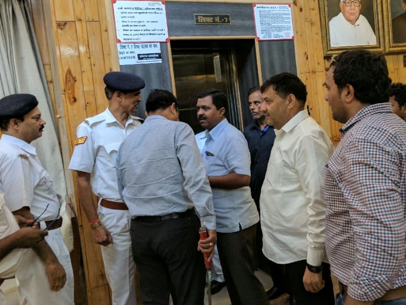 security of vidhan bhawan after explosive found in assembly.