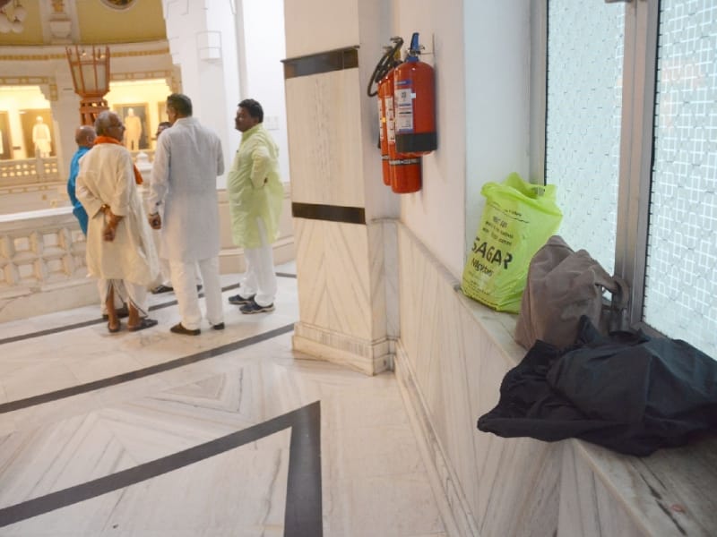 security of vidhan bhawan after explosive found in assembly.